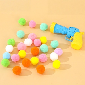 Set Pistola Giocattolo e Palline di Peluche, Lanciatore di Palline di Peluche, Giocattolo Interattivo per Gatti, Fornitore all'Ingrosso di Articoli per Animali - Product Image 2