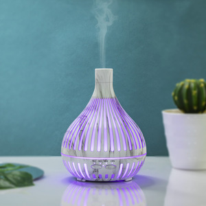 Difusor de Aroma con Textura de Mármol de 400 ml con Luz LED y Control Táctil, Humidificador para Uso en el Hogar y la Oficina - Product Image 3