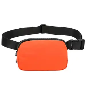 Mở rộng dây đeo ngực Pouch tùy chỉnh in logo Crossbody vành đai thắt lưng túi cho phụ nữ người đàn ông không thấm nước sang trọng thể thao Nylon Fanny gói