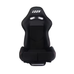Asiento <span class=keywords><strong>de</strong></span> Carreras Reclinable con Costuras Negras y Respaldo Bordado, <span class=keywords><strong>de</strong></span> Fibra <span class=keywords><strong>de</strong></span> Carbono - Product Image 2