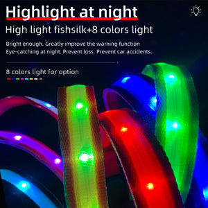 Collar LED de calidad para perros pequeños, collar recargable por USB que brilla en la oscuridad - Product Image 2