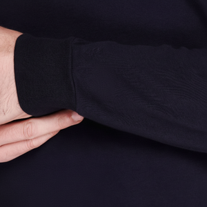 T-shirt à manches longues en coton de qualité supérieure pour hommes Chemise décontractée à la mode et respirante pour un usage quotidien pour hommes - Product Image 1