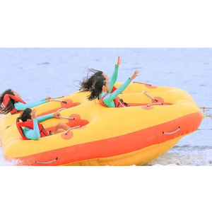 อุปกรณ์กีฬาทางน้ําชายหาดสําหรับผู้ขับขี่ 6 คนรถรัดลม / เรือรองเท้าแตะสกีแบบลากจูงได้สําหรับกีฬาทางน้ํา - Product Image 4