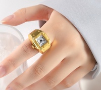 Nuevo Reloj de Anillo de Dedo de Cuarzo BM de Gran Venta para Hombres y Mujeres