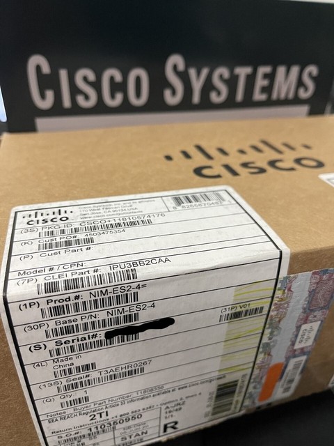 Nim-es2-4 Isr 4000 Series 4x Gigabit Ethernet Rj-45 Router Module Openbox