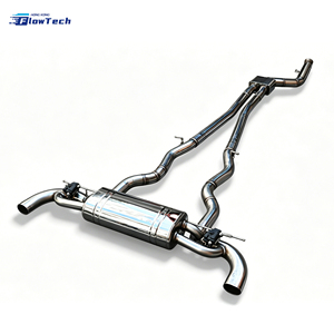 ระบบท่อไอเสียแบบ Cat-Back สแตนเลสสตีลไหลเวียนสูง พร้อมวาล์วควบคุมในตัว สำหรับ BMW 840i G16 B58 3.0T - Product Image 3