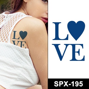 Lieferant OEM wasserdicht sexy Frauen Mädchen lang anhaltende kräuter Fruchtsaft Jagua-Tinte Tattooaufkleber 2 Wochen halbautastende Tätoos - Product Image 3