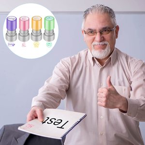 Tampons de bureau auto-encreurs, tampons de classement pour enseignants, tampons pour enfants, pour la signature <span class=keywords><strong>des</strong></span> <span class=keywords><strong>parents</strong></span> sur les devoirs, pour les fêtes, pour encourager les é<span class=keywords><strong>l</strong></span>èves - Product Image 5