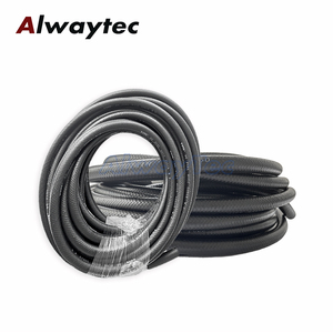 Conjunto de manguera de goma de aire hidráulico Industrial manguera de línea de combustible diésel de Gas de gasolina Clip de alambre de tubo de goma Flexible negro - Product Image 2
