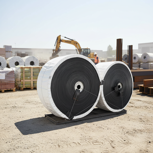 Dongfeng Hochwertiges Schwarzes Muster-Förderband, Robustes Industrie-Gummiband, Stoff-Förderband für Bergbau-Fördersysteme - Product Image 1