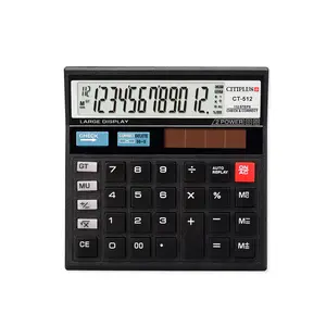 Citiplus CT-512 Fabrieksprijs Ontvangen Skd Met Controlefunctie 12 Cijfers Calculator Hot Selling Calculator Kantoorbenodigdheden