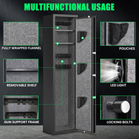 Kavey Large Size Hochwertiger Stahl Safe Box Finger abdrucks chloss Langlebiger Tresor Defensive Item Storage Persönliche Schutz wand