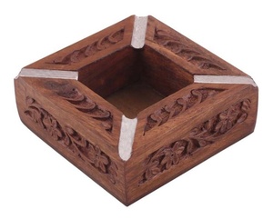 Cinzeiro personalizado feito à mão britânico, utensílio de mesa de venda, cinzeiro de madeira usado na moda, cinzeiro de mão, caixão de cinzas chique - Product Image 1