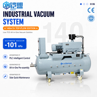Unidad de Vacío de Paletas Rotativas de Alta Presión KAI MENG 140m³/h 5KW -101kPa para Unión de Resina y Fibra de Carbono