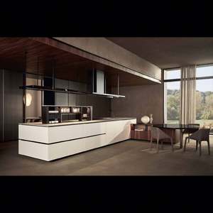 Gabinetes de Cocina de Madera de Lujo Personalizados de Fábrica de Foshan, Muebles de Cocina, Armario con Fregadero y Encimera - Product Image 4