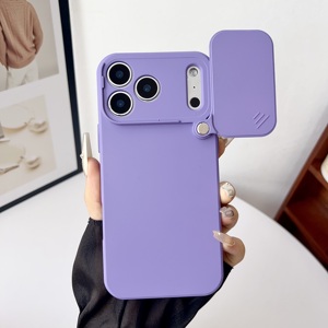 Funda Protectora Anticaídas de Alta Calidad, Agradable al Tacto, con Ventana Deslizante para Teléfono Celular <span class=keywords><strong>iPhone</strong></span> 17 Air 16 15 14 13 <span class=keywords><strong>Mini</strong></span> XR 11 <span class=keywords><strong>12</strong></span> - Product Image 3