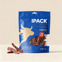 Kemasan Pouch Aluminium Foil Custom Print IPACK dengan Zipper Top untuk Makanan Hewan Peliharaan, Mie, Jelly, Camilan - Dapat Didaur Ulang