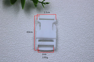 Hebillas laterales de liberación rápida de plástico ajustable blanco, cinturón de seguridad para Mochila deportiva, hebilla de sujeción de resorte giratoria para equipaje - Product Image 6