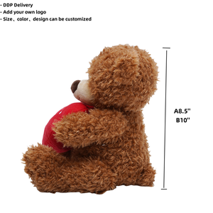 <span class=keywords><strong>2025</strong></span> Teddy Bear Tim Tùy Chỉnh DIY Logo Đồ Chơi Sang Trọng Trẻ Em 'Thú Nhồi Bông Thêu Bé Đồ Chơi Cho Ngày Valentine Trung Quốc Bán Buôn - Product Image 3