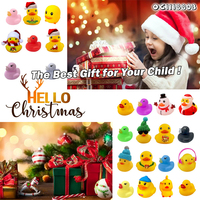 Drôle bébé salle de bain baignoire douche peluches nouveautés flottant petits canards en caoutchouc jaune en vrac boîte aveugle personnalisée en gros