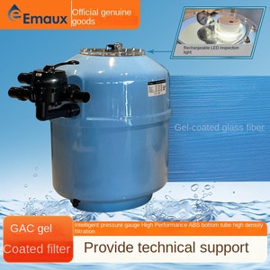 Emaux GAC série personnalisée meilleure vente rétro-lavage <span class=keywords><strong>automatique</strong></span> en fibre de verre filtre à sable pour <span class=keywords><strong>piscine</strong></span> creusée vanne à montage latéral meilleure vente - Product Image 2