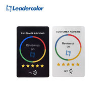Cartes PVC personnalisées avec puce NFC 13,56 MHz pour contrôle d'accès et réseaux sociaux professionnels