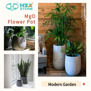 Macetas de Magnesio Duraderas Tipo Flor, Combinación de Macetas para Plantas, para Hogar y Hotel, Venta Directa de Fábrica HZX - Product Image 4