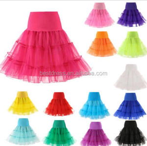 Bestdress Vente en gros pas cher Vente en gros <span class=keywords><strong>Long</strong></span> Ruffle <span class=keywords><strong>Tulle</strong></span> Big Puffy Petticoat pour robe Rockabilly | jupes vintage - Product Image 1