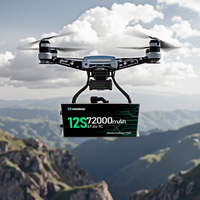 Nouvelle batterie ultra haute capacité 72000mAh/83000mAh à haute densité pour drones 6S/12S/18S/24S 10C - Batterie à semi-conducteurs