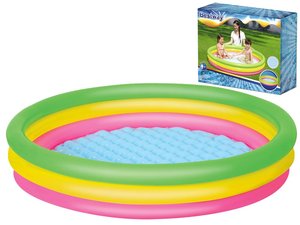 <span class=keywords><strong>Piscina</strong></span> Inflable de PVC WATERHAN de 3 Anillos, Rosa, Amarillo y Verde, Ligera y Duradera, <span class=keywords><strong>para</strong></span> Bebés y Niños de <span class=keywords><strong>1</strong></span> <span class=keywords><strong>Año</strong></span>, Venta al Por Mayor - Product Image 6