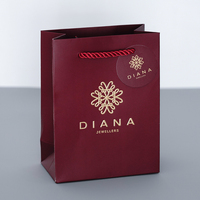 Custom Luxury Black Recyclable Paperboard Gift Shopping Bags with Custom Logo Lamination Ribbon Handle & Candle Use
