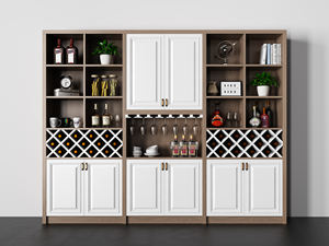 Modern Luxury MDF Wood Sideboard <b>Cabinet</b> for Home Kitchen Living Room Hotel Dining Room Home <b>Bar</b> with Storage Features - Product Image 3
