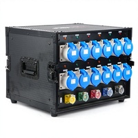 Boîte d'alimentation industrielle Shangyi à 12 prises 63A avec indice de protection IP54 pour l'éclairage de scène, les écrans LED de grande taille, 220V Performance