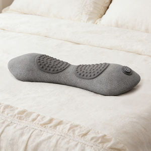 Coussin de soutien lombaire à marque privée avec contrôle par bouton, thérapie chauffante intelligente, massage par vibration, mousse à mémoire de forme, oreiller orthopédique - Product Image 1