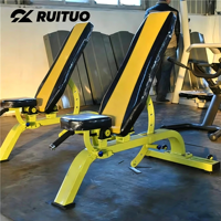 Banc de musculation multifonctionnel pour la musculation, banc de presse pour les épaules en métal avec dispositif de sécurité