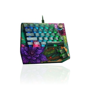 Teclado Mecánico DarkBeacon Devil Breaker Wild Lotus II Verde, Retroiluminación RGB, <span class=keywords><strong>de</strong></span> Una Mano, 31 Teclas, 8000Hz, Interruptor Magnético TMR, para Juegos - Product Image 1