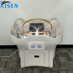 KISEN Modern <b>Style</b> Portable Thai <b>Head</b> Spa Basin Durable Shampoo Bowl for Hair Salon Water Circulation Therapy <b>Head</b> Spa Bed - Product Image 1