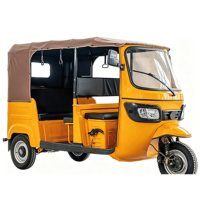 Tuk-tuk électrique, auto-rickshaw, véhicule électrique à 3 roues, Ke Ke électrique, tricycle électrique, E-rickshaw, Bajaj TVS, 3 rangées de sièges