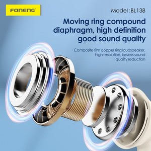 Écouteurs sans fil Foneng BL138 TWS Bluetooth 5.3 avec isolation phonique et micro pour iPhone 15 16 Samsung - Product Image 2