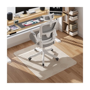 Tapete Transparente de PVC de Alta Calidad para Silla de Oficina, Duradero, Lavable, Antideslizante, Protector Reversible para Pisos de Madera Dura, para el Hogar - Product Image 1