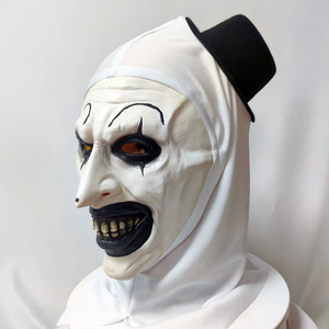 New Terrifier Art Clown Mask <strong>Horror</strong> <strong>Movie</strong> Character Cosplay Nature Latex Scary Clown Halloween Party Mask <strong>for</strong> <strong>Kids</strong> - Product Image 2