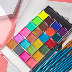 <span class=keywords><strong>Paleta</strong></span> de <span class=keywords><strong>pintura</strong></span> profesional para cara de Halloween, 26 <span class=keywords><strong>colores</strong></span>, arcoíris, purpurina - Product Image 4