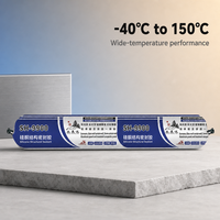 Scellant structurel en silicone neutre à une composante haute performance et haute adhérence 500 ml pour le collage en construction