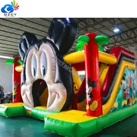 Inflatable Bounce House with Slide for Outdoor Kids Used