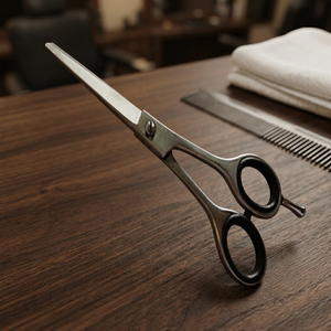 Ciseaux de coiffure professionnels légers et économiques ASAP pour salon, pour droitiers, à long manche, en acier inoxydable - Product Image 2