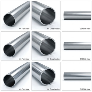 Tubería de Acero Inoxidable 304 316 Brillante, Recocida, Diámetro Exterior 76.2mm x 1.5mm, <span class=keywords><strong>ISO</strong></span> 9001 <span class=keywords><strong>EN</strong></span> <span class=keywords><strong>10204</strong></span> 3.1 MTC, Laminada <span class=keywords><strong>en</strong></span> Frío de Precisión - Product Image 2