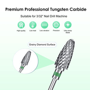 لقمة حفر أظافر من كربيد التنجستن بشكل مخروطي 3/32 بوصة بسعر الجملة الروسي تستخدم للعناية بالأظافر في المانيكير والباديكير - Product Image 2