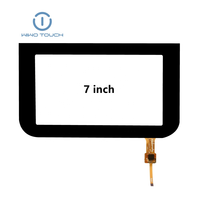 Écran tactile LCD de taille personnalisée, 7 pouces, écran tactile avec interface IIC pour meubles intelligents