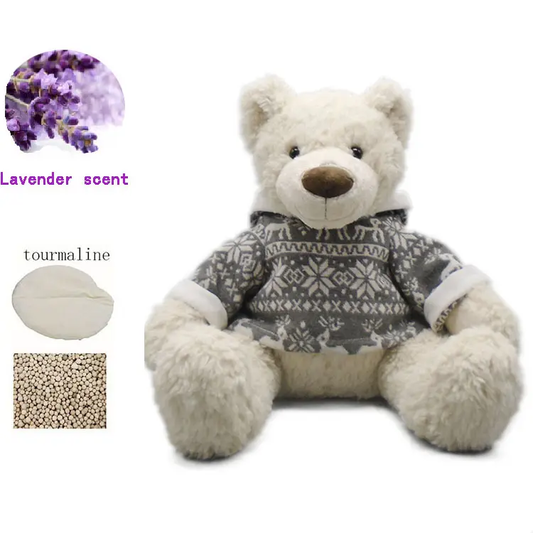 Warm Pals Microwavable Lavender Scented Plush Toy Stuffed Animal -Sweet Bear 25cm