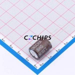 Condensador Electrolítico de Aluminio de Montaje Pasante DHG063M477L160S1AA, D13xL16mm 470uF 20% 63V 1.03A-100kHz - Product Image 2